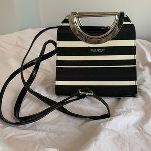 *VINTAGE* Kate Spade b&w crossbody bag